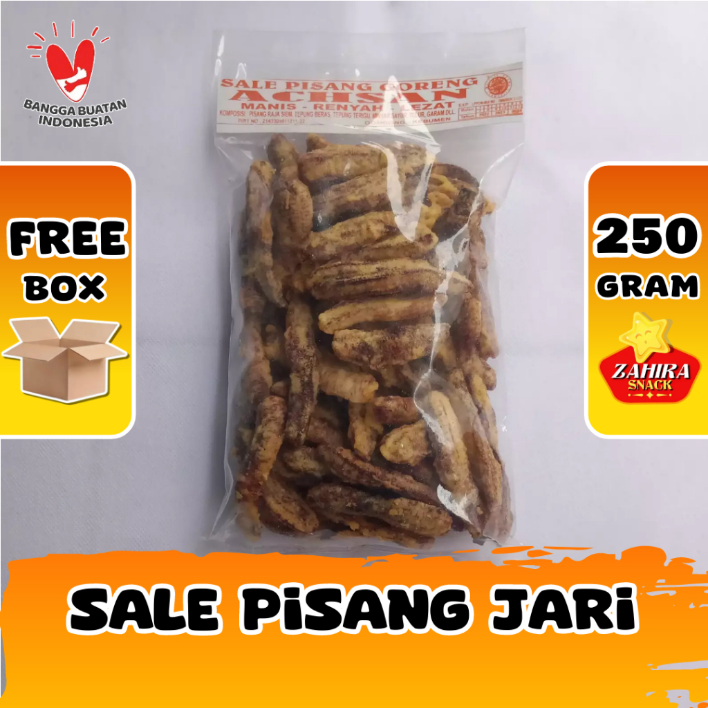 

Sale Pisang Jari Camilan Pisang Saleh Kering Oleh-oleh Khas Kebumen 250 Gram