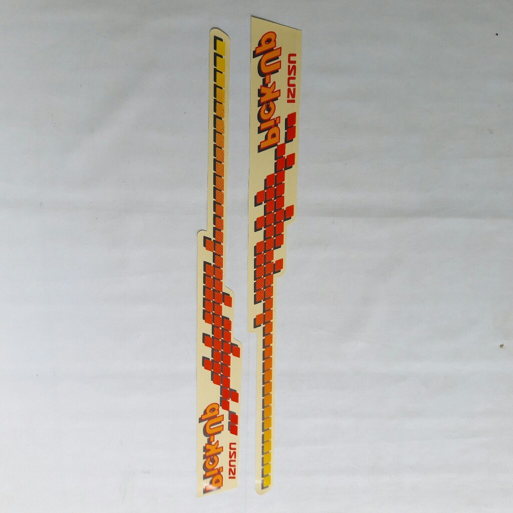 STIKER STRIPING LIS BODY MOBIL PICK UP ISUZU