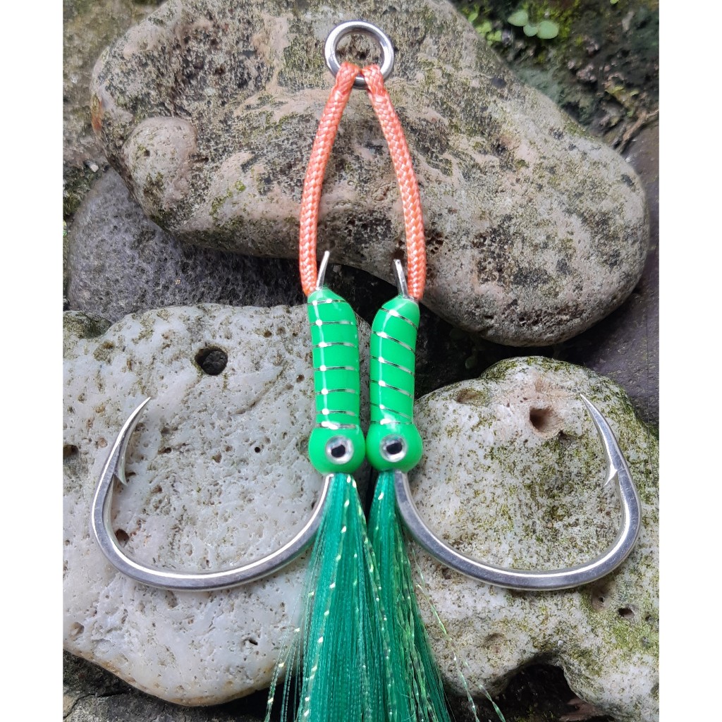 Assist Hook Size 4/0 GID Rekomendet Jig Ukuran 150gr-250gr