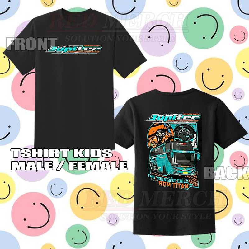 baju kaos anak custom bus mania jupiter reborn jet bus 3 baju basuri bis telolet