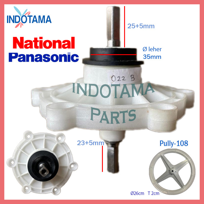 SPAREPART JAKARTA - Gearbox mesin cuci nasional as kotak, WGBX-022B/sparepart mesin cuci kulkas ac/m