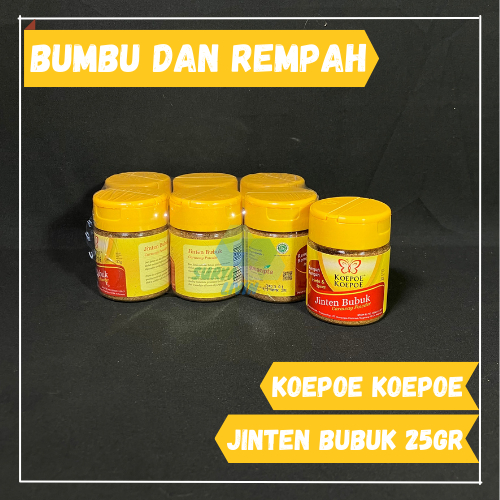 

Jinten Bubuk Koepoe Koepoe 32gr / Craway Powder / Jintan Hitam