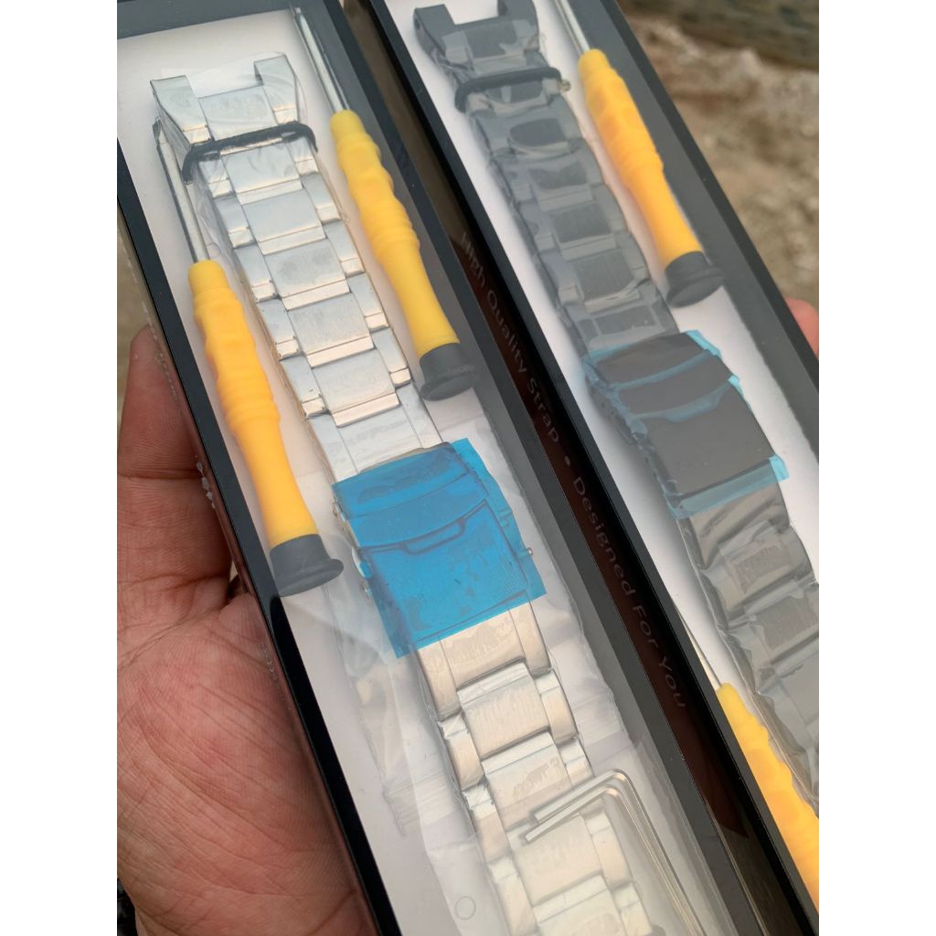 STRAP TALI JAM TANGAN RANTAI STAINLESS STEEL CASIO G-SHOCK GST AFTERMARKET