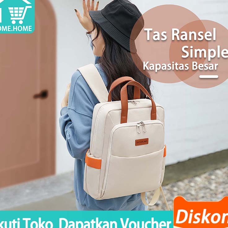 Terkini Tas wanita tas perempuan 15 inci tas laptop ransel tas laptop bisnis ransel smp ransel wanit