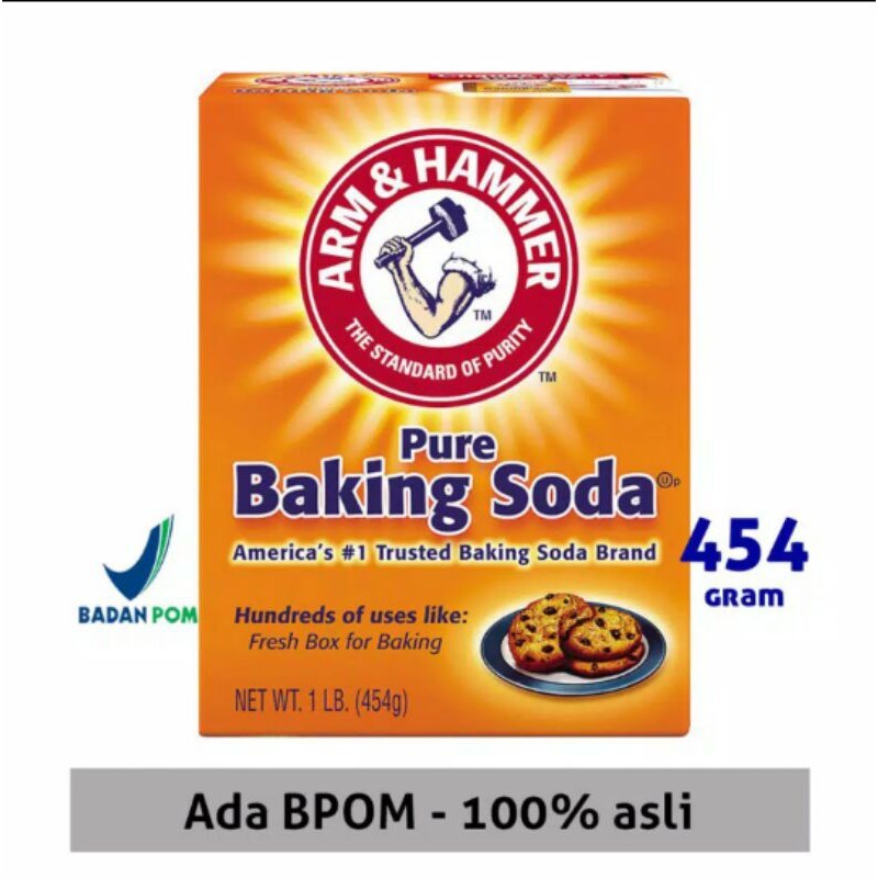 

Pure Baking Soda Arm & Hammer 454gr soda kue murni