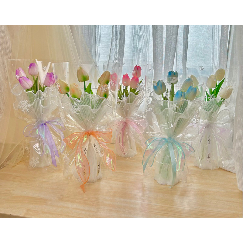 Buket Tulip Artificial | Artificial Tulip Bouquet