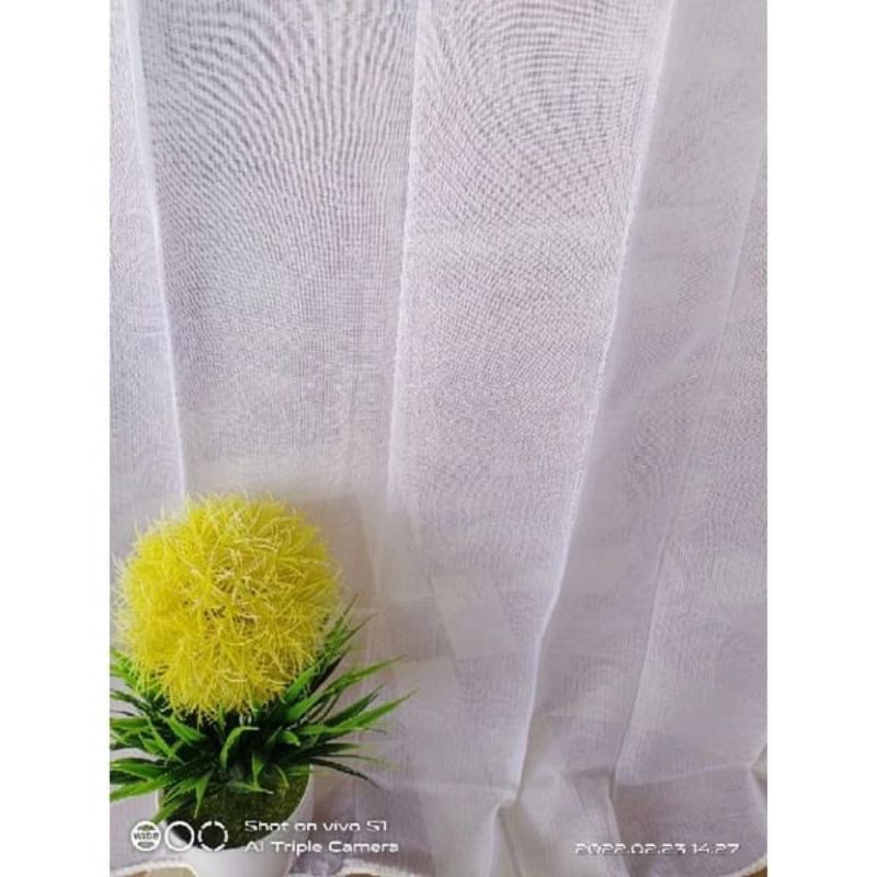 vitrase polos serat gold/vitras gorden/vitrase putih/import quality/