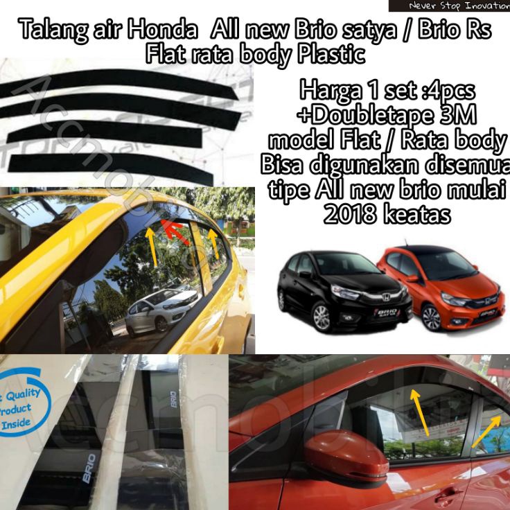 Diskon Talang air all new brio satya  brio rs Flat Rata body