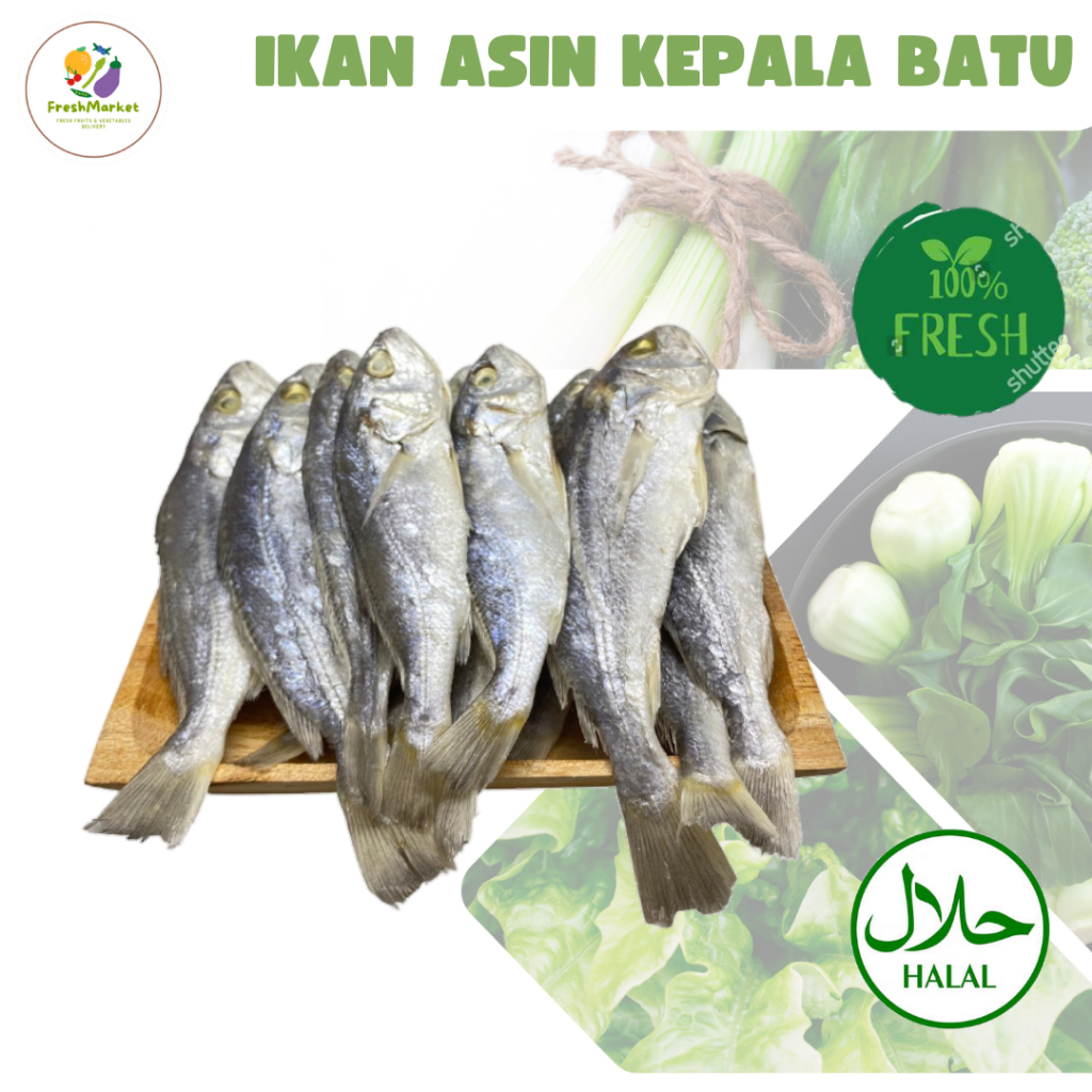 

Ikan Asin Kepala Batu 250 Gram Freshmarketlampung
