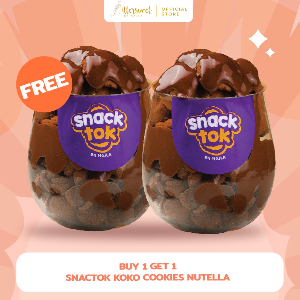 

PROMOAN7J Bittersweet by Najla Buy 1 Get 1 Snacktok Koko Crunch Cookies Choco Hazelnut Always