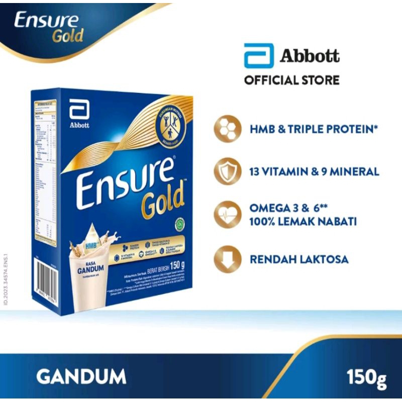 

Ensure gold gandum 150gr +HMB