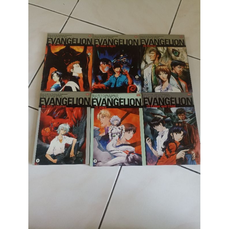 Komik Evangelion vol 6-10, 12 Yoshiyuki Sadamoto
