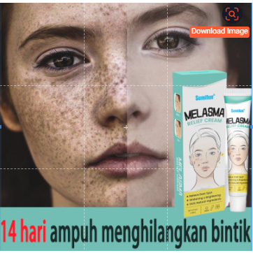 Cream flek hitam membandel Serum penghilang flek hitam Whitening and freckle removal 20g Whitening a