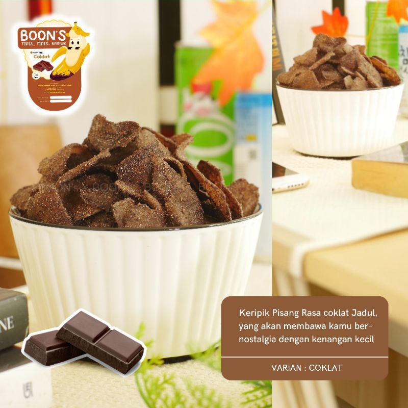 

Keripik Pisang BOON'S varian Coklat