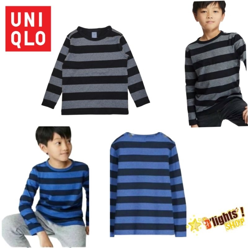 kaos anak uniqlo garis