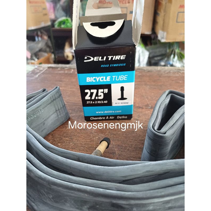 Ban dalam 27,5 x 2.10 Av60mm / Ban dalam sepeda ukuran 27,5 x 2.10/2.40 Av 60mm