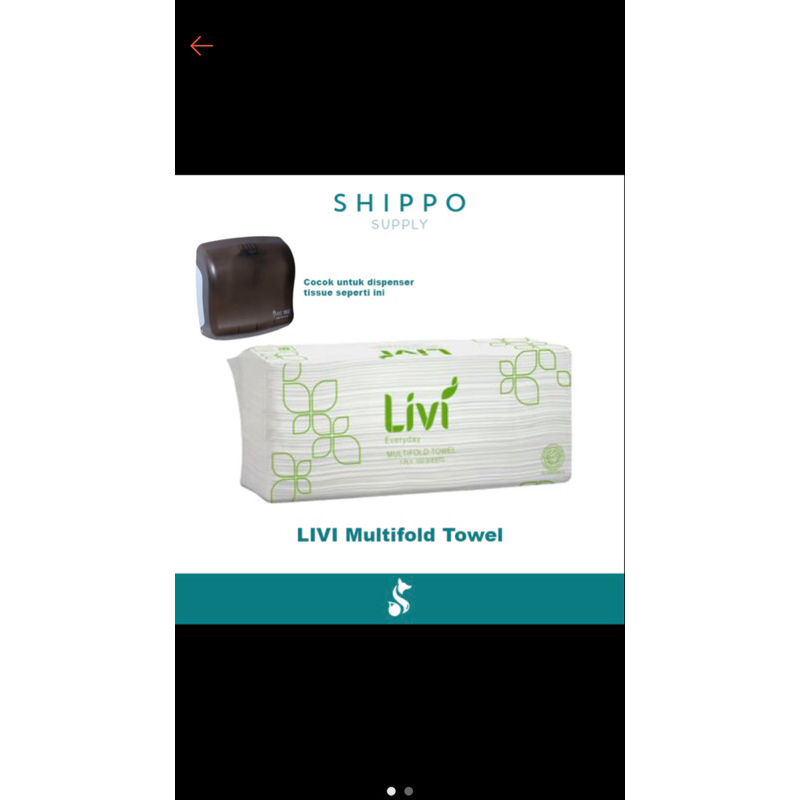 TISSUE LIVI SMART HANDTOWEL/TISU LIVI