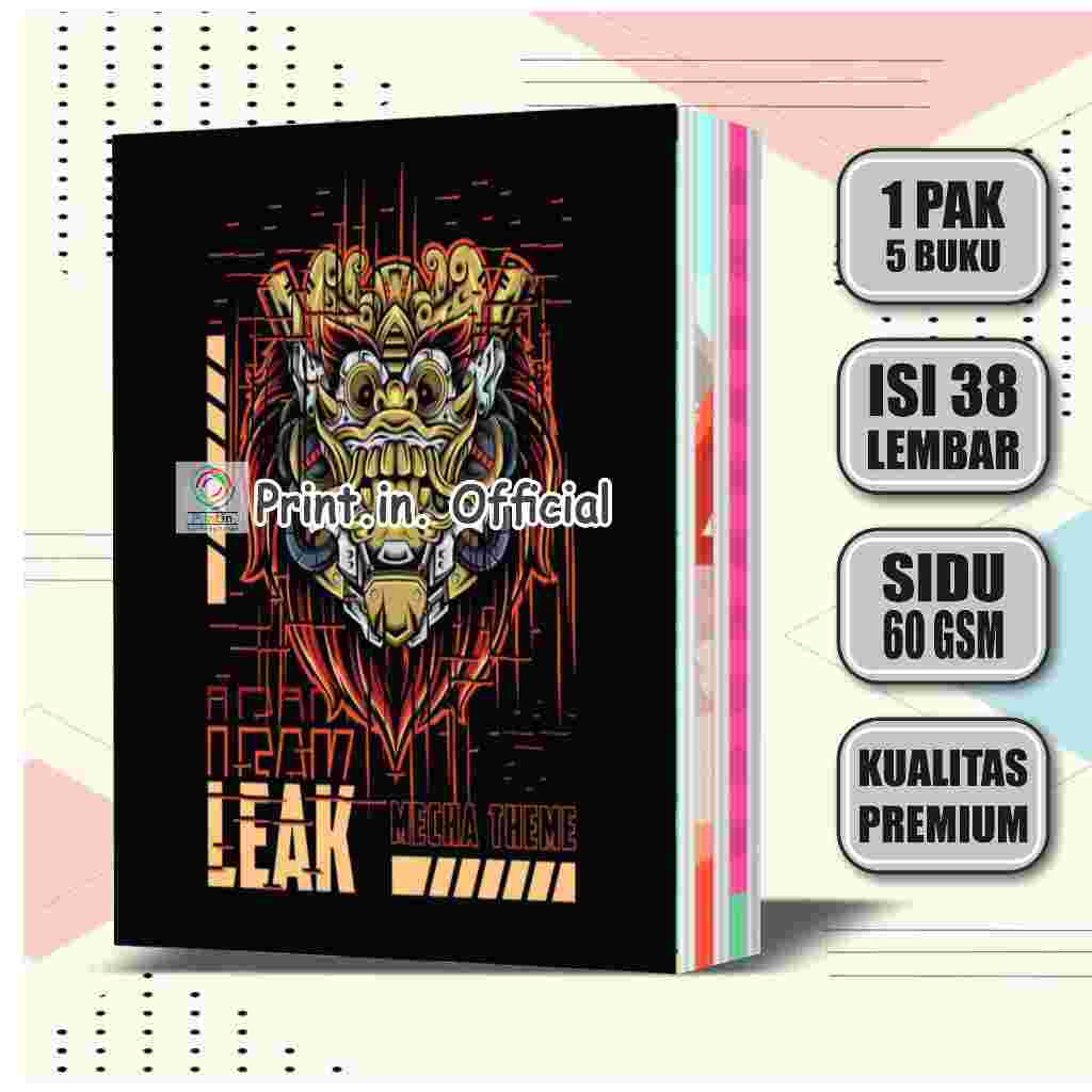 

Buku Tulis Custom Barong Bali 38 Lembar / Buku Tulis Sekolah