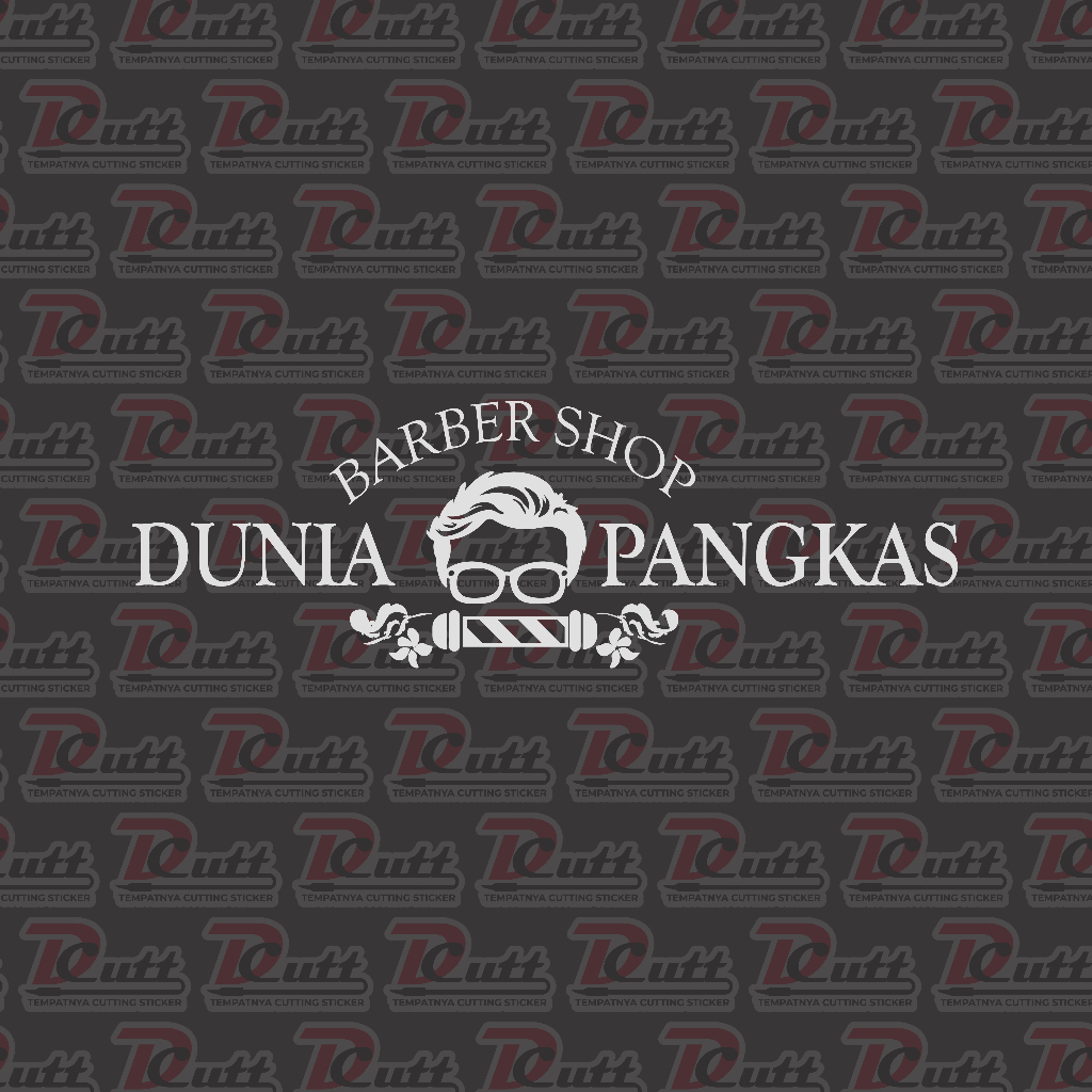 

Cutting Sticker "Dunia Pangkas" Ukuran 1x0,30 M