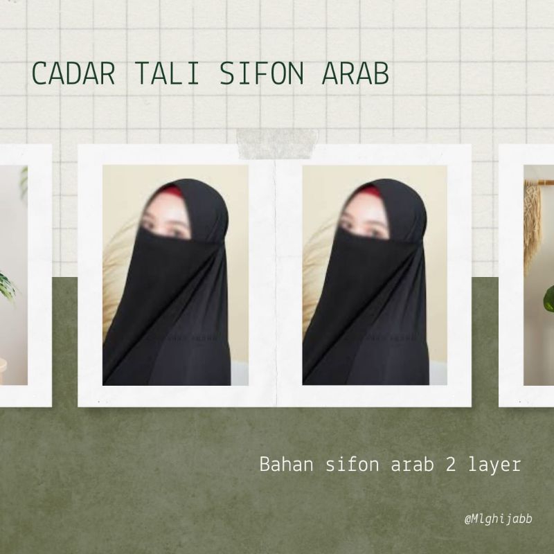 cadar tali sifon arab