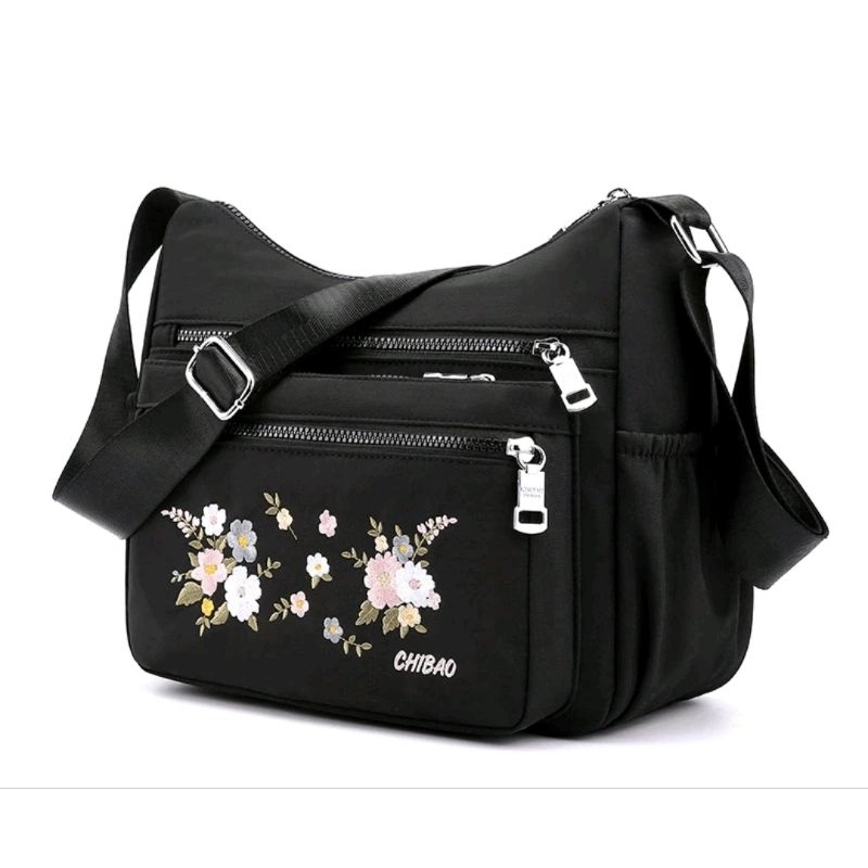 TAS CHIBAO MOTIF BUNGA SELEMPANG CHIBAO 01 JUMBO ORIGINAL
