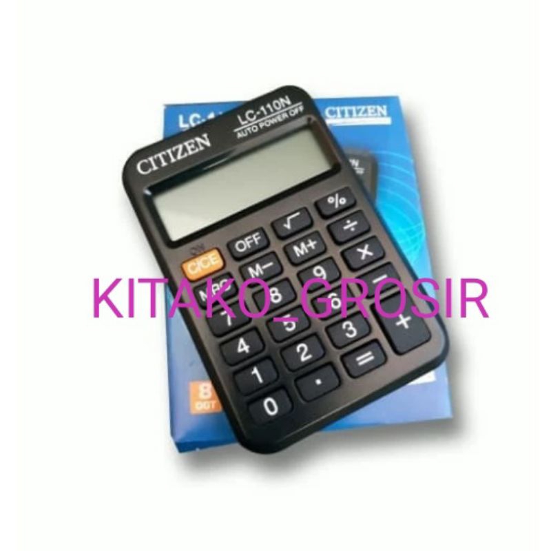 

Kalkulator CITIZEN LC-110N/LC 110N CALCULATOR MINI CITIZEN KALKULATOR/CITIZEN/ORI