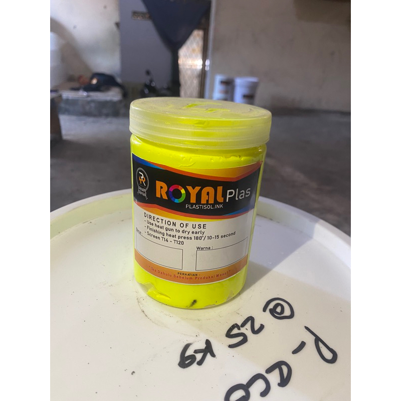 

Tinta Plastisol ROYALPLAS FL Yellow Eco @1Kg