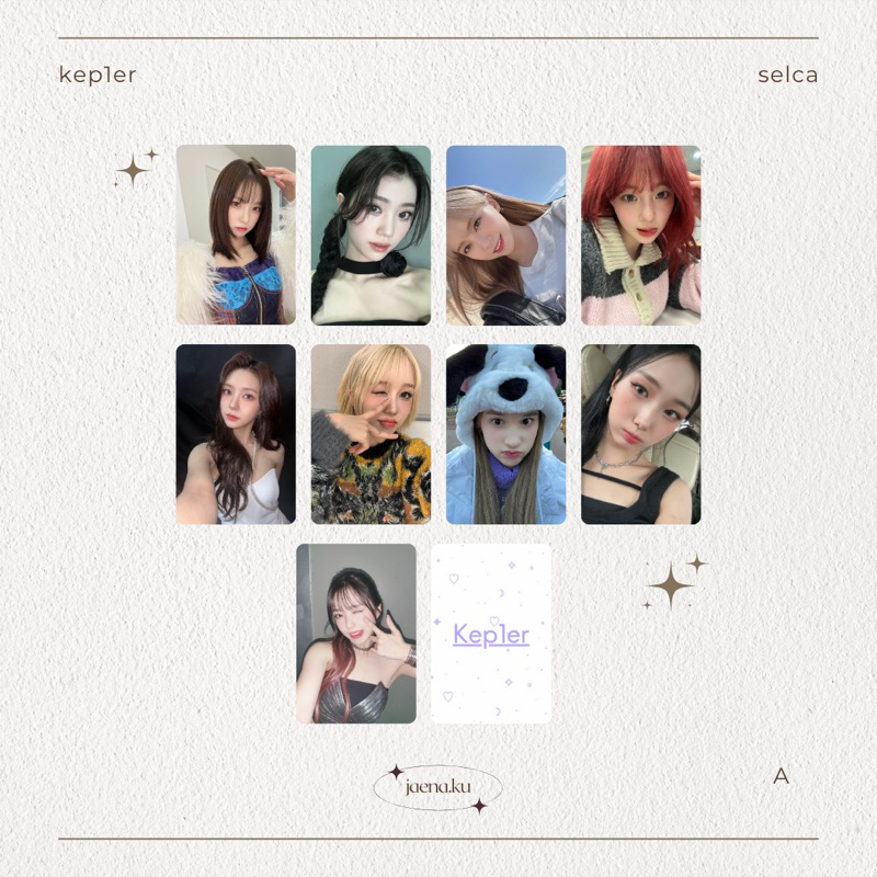[KEP1ER] PHOTOCARD SELCA 3 KEP1ER