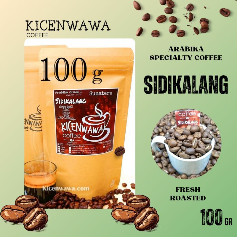 

Kopi Sidikalang 100gr / Specialty Coffee / Biji Kopi Premium