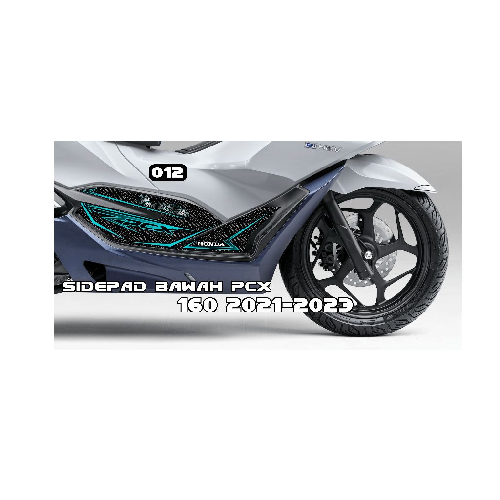 [BISA COD] Sidepad bawah pcx 160 / decal pcx 160 / Sticker timbul pcx / Dek pad pcx / carbon pcx / t