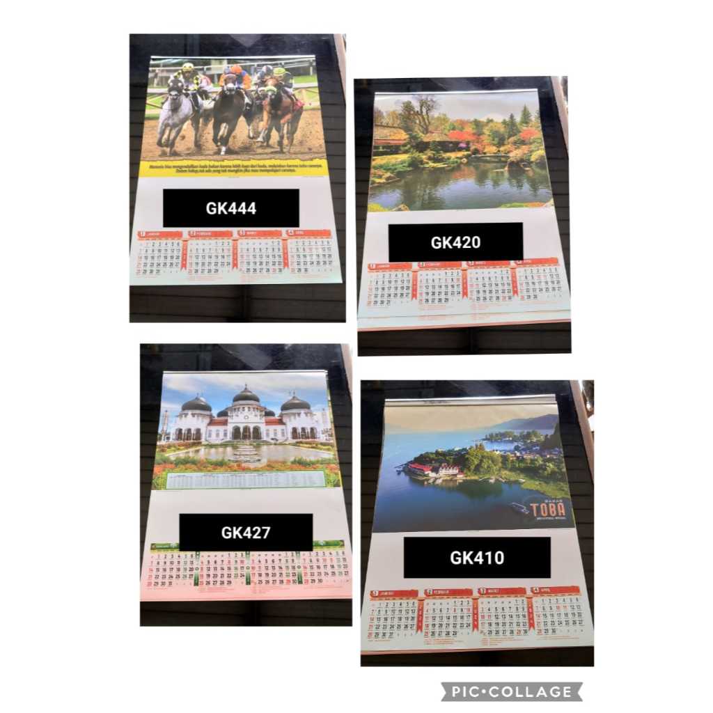 

Kalender dinding GK catur wulan 4 bulanan 2024