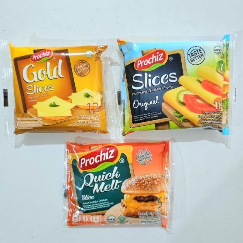 

PROCHIZ slices gold, original, quick melt