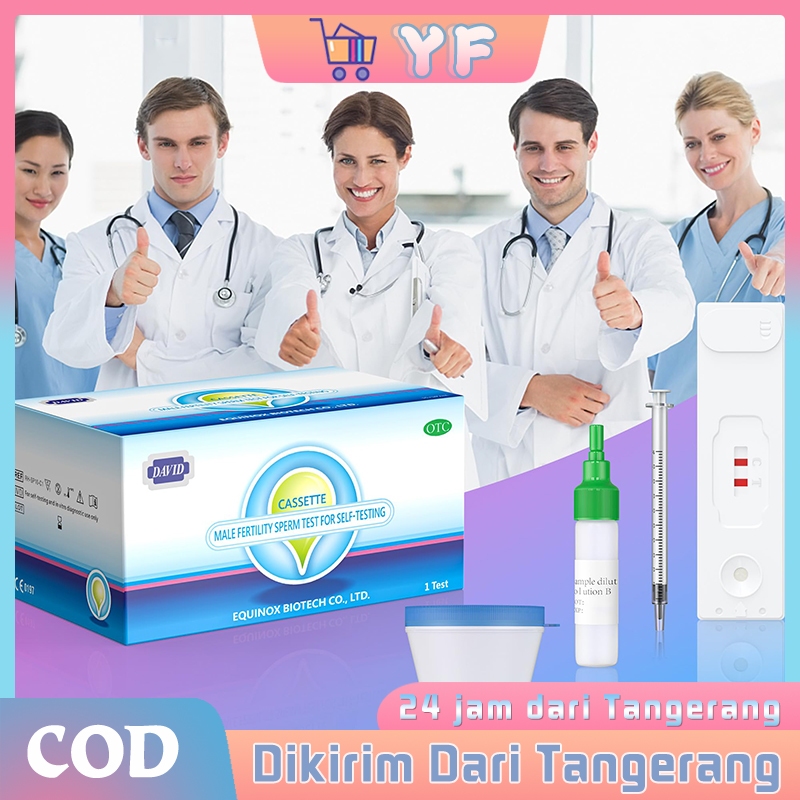 1Set Alat Tes Kesuburan Pria Sperm Test Pria Tepat 99%