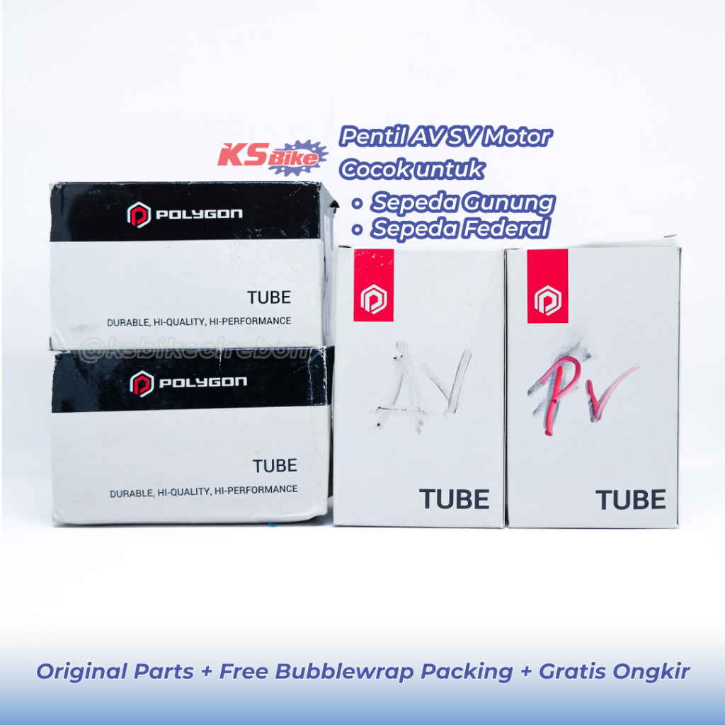 Ban Dalam Sepeda Polygon 26 27.5 29 Inch SV AV Presta FV