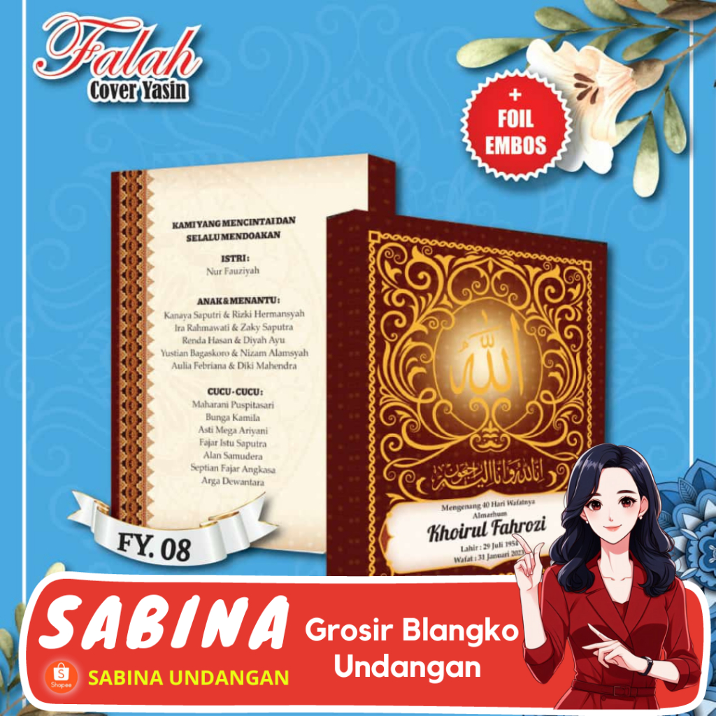 

COVER YASIN FALAH 08 | SABINA UNDANGAN