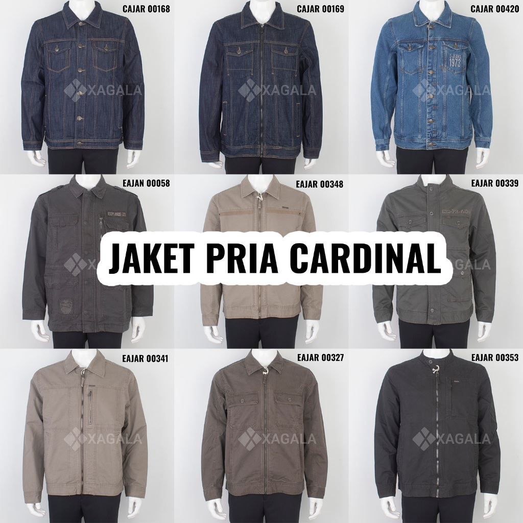 CARDINAL JAKET PRIA JAKET ADVENTURE CASUAL JAKET COWO