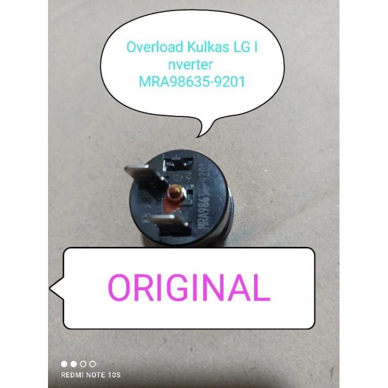 Overload kulkas LG inverter original MRA98635-9201