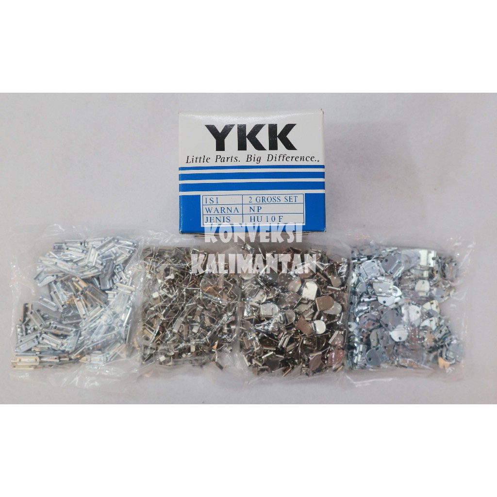 Hak Jahit Rok / Hak Jahit Celana / kait Celana Merk YKK HU Original (PER KOTAK)