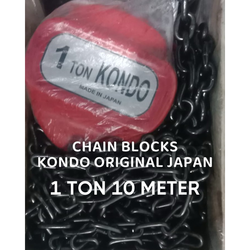 CHAIN BLOCK KONDO 1 ton 10 meter