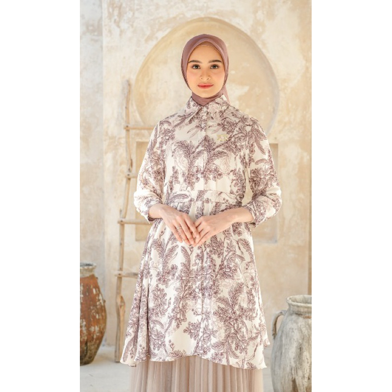 ruby tunic red sunset by wearing klamby