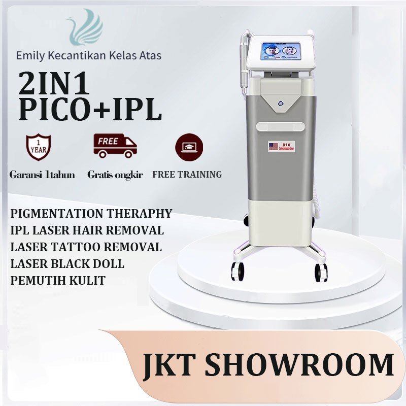 [Ready Stock]⭐Showroom JKT⭐Angsa hitam Laser picosecond + 810 Diode laser hair removal Ndyag laser i