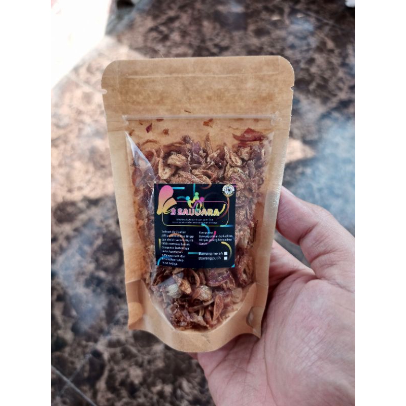 

3SAUDARA BAWANG GORENG BREBES GRADE A 25gram