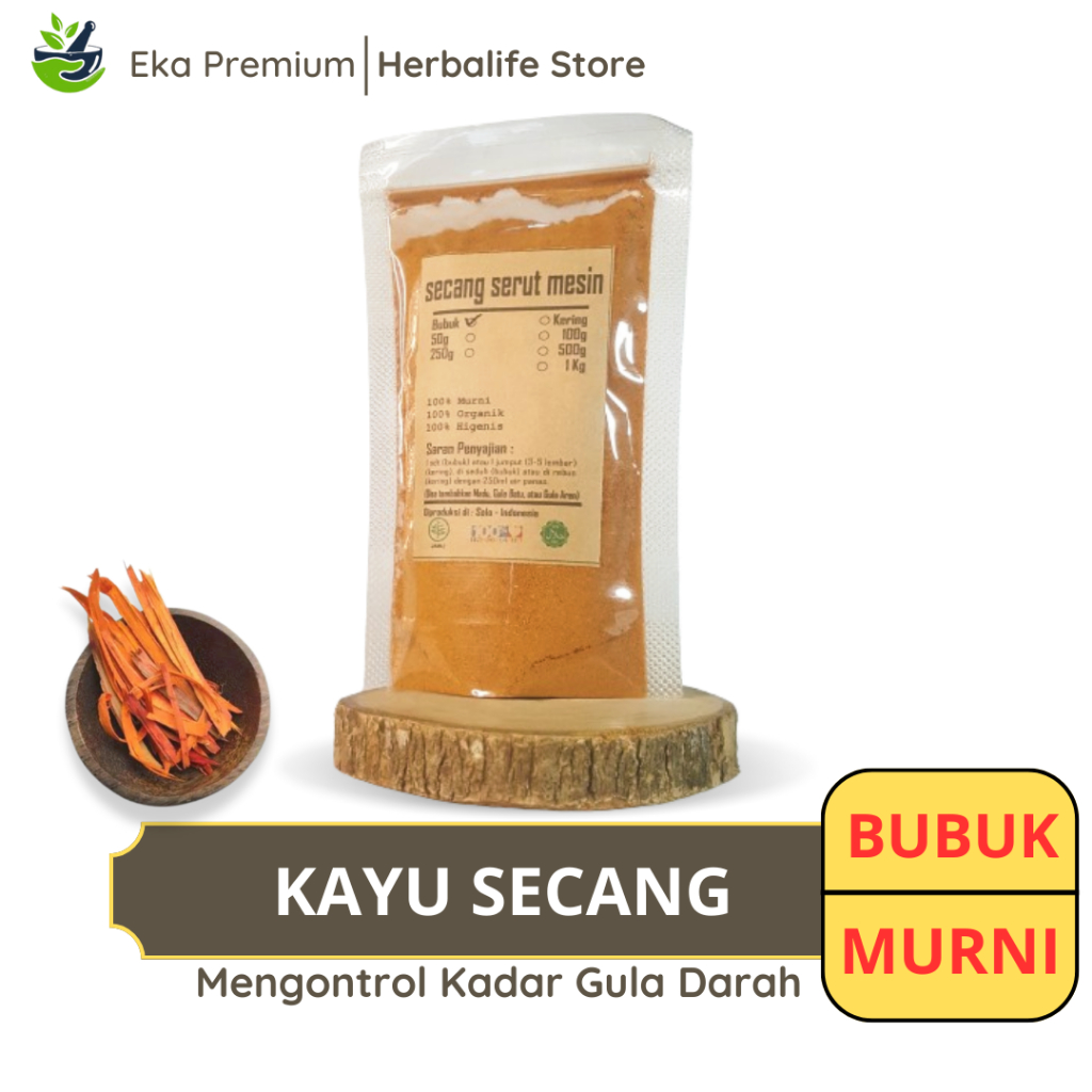 

KAYU SECANG BUBUK Kering Ramuan Rempah Herbal Asli Jamu Minuman Alami Murni Tradisional Kayu Merah Simplisia Caesalpinia Sappan