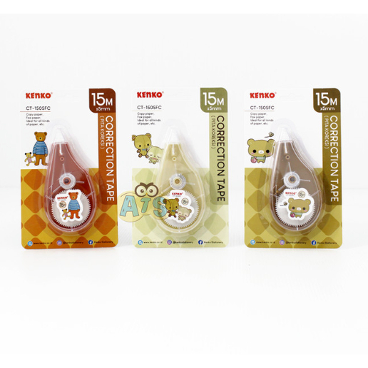 

Correction Tape/ Tipex Kertas Kenko CT 1505FC Fancy