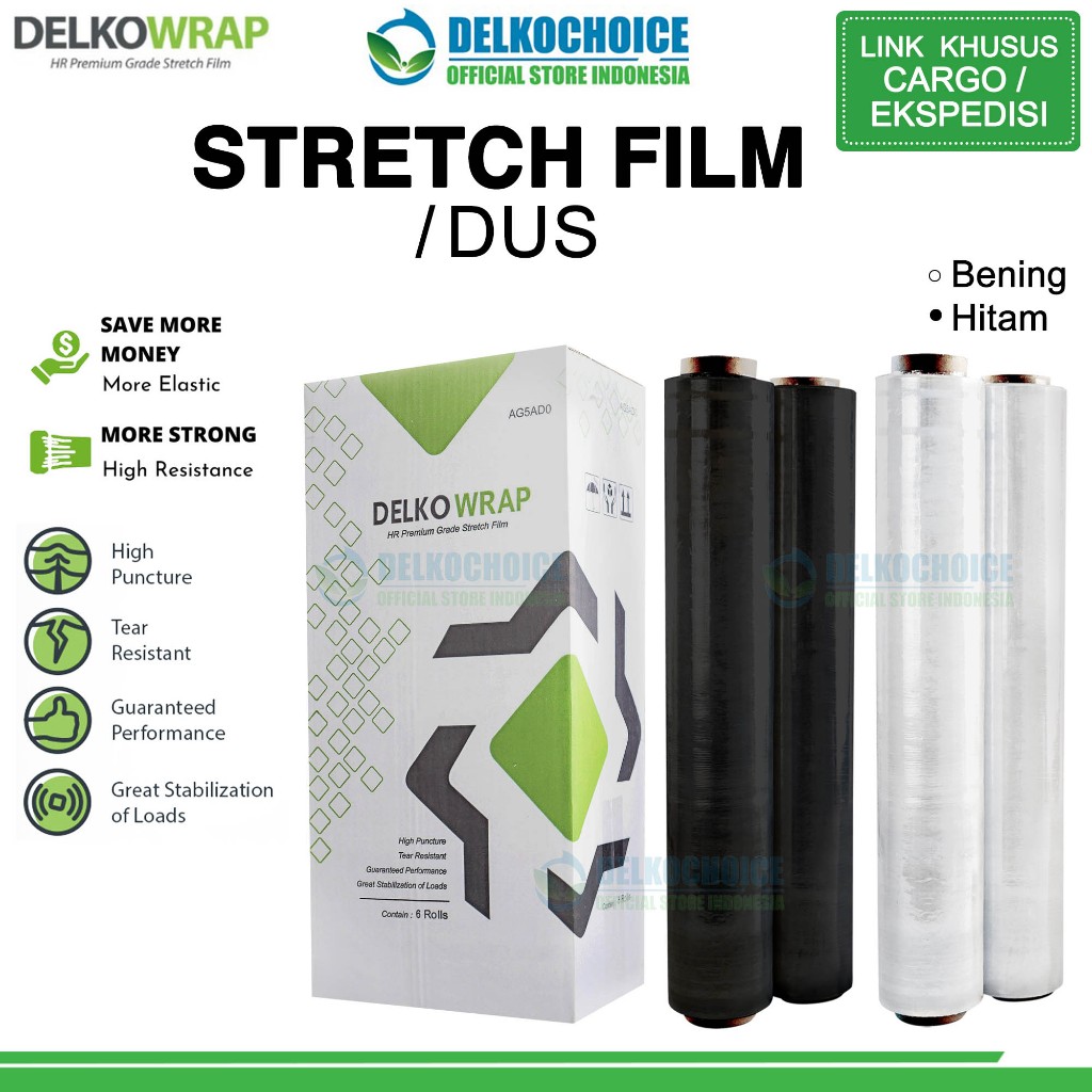

Plastik Wrapping Stretch Film Wraping 50cm Pembungkus Barang DUS KARGO