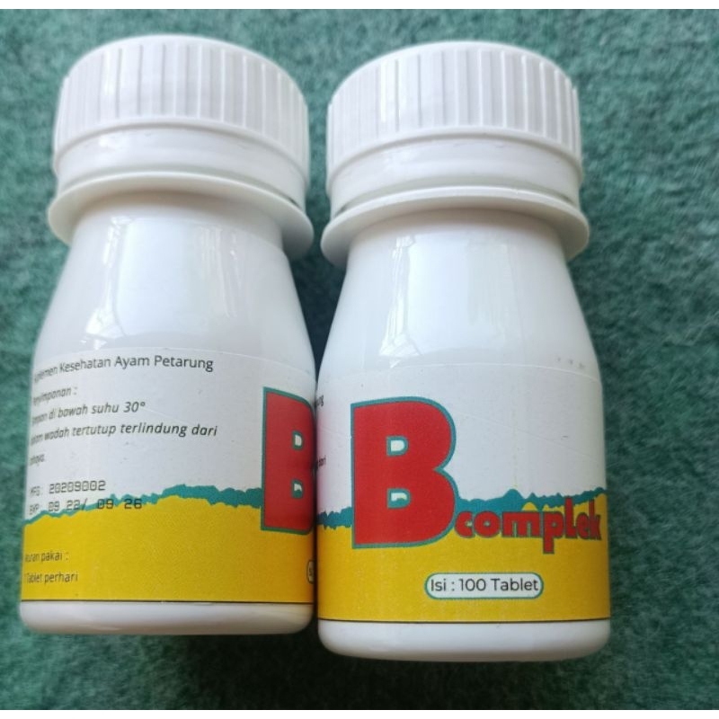 suplemen kesehatan ayam burung 100 tablet B komplek zeorfarm