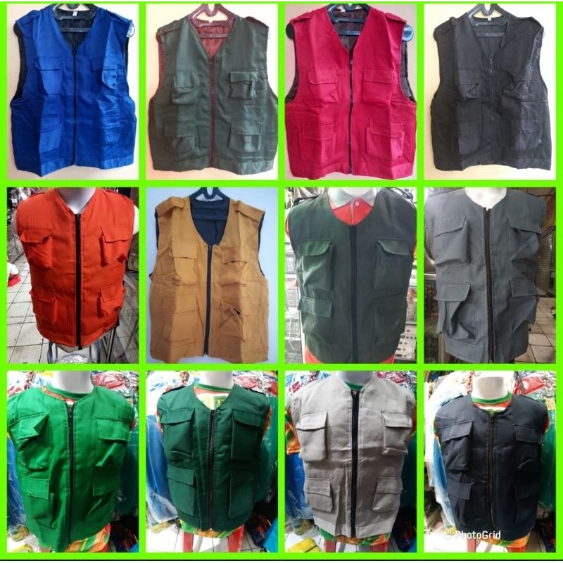 ROMPI OBLONG WARTAWAN BORDIR LOGO DEPAN