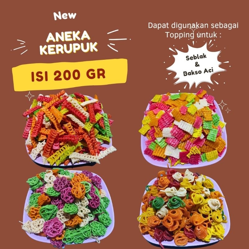 

KERUPUK SEBLAK MENTAH