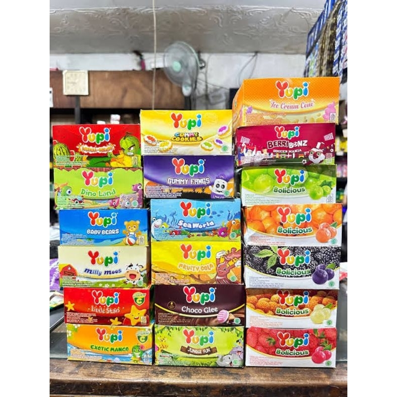 

Yupi Box Permen Jelly Varian Rasa