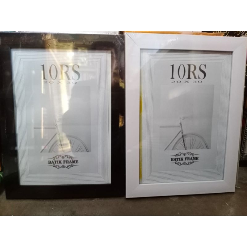 A4 10RS 21x30 Pigura Foto || Motif Lis Timbul Polos Frame Bingkai Fiber Kayu Minimalis